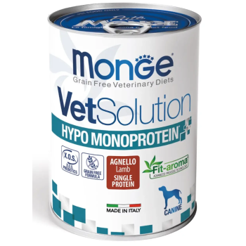 Monge Консерва для котов VetSolution Wet Hypo canine Ягнёнок 400 г