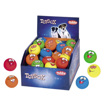 Nobby toy for dog crazy facees latex 5.5 cm