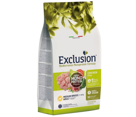 Exclusion Сухой корм для собак средних пород Курица 3 кг