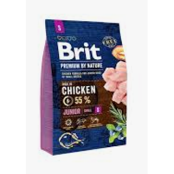 Brit Premium Сухой корм для щенков и молодых собак Курица S 3 кг