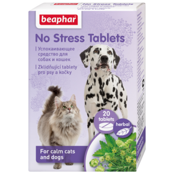 Beaphar No Stress Таблетки антистресс для собак и кошек 20 табл