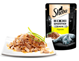 Sheba Влажный корм для котов Курица в желе 85 г