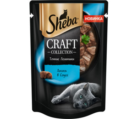 Sheba Влажный корм для котов Лосось в соусе 85 г