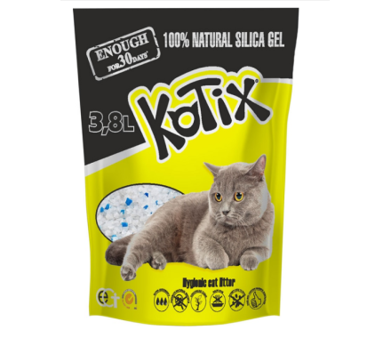Kotix Наполнитель силикагелевый 3,8 л