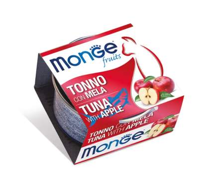Monge Консерва для котов Тунец с яблоком 80 г