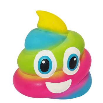 Nobby toy for dogs Rainbow Poop Latex 11 cm