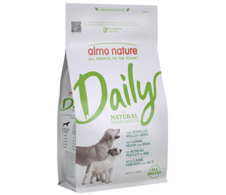 Almo Nature Daily Сухий корм для собак Ягненок, курица и рис 1,2 кг