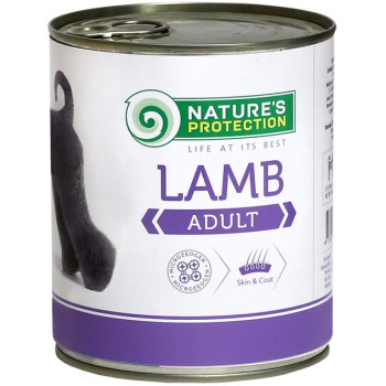Nature\'s Protection Консерва для собак Adult Ягненок 800 г
