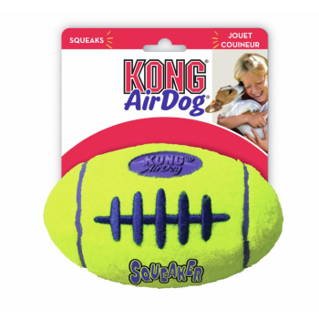 Kong Airdog Squeak Football toy for Dog Rugby Ball with Squeak L