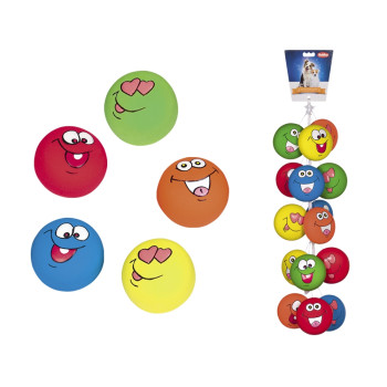 Nobby toy for dogs ball Crazy face 10cm