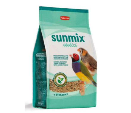 Padovan SunMix Корм для экзотических попугаев 850 г