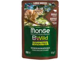 Monge Вологий корм для кошенят Bwild Grain Free Буйвол 85 г