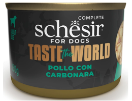 Schesir Taste the World Консерва для собак Курка з карбонарою 150 г