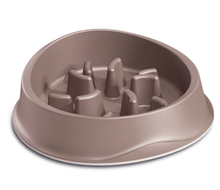 Stefanplast Миска для повільного годування Chic 1 л бежева