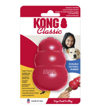 Kong Classic toy for Dogs for treats l 10 cm red
