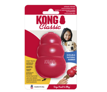 Kong Classic toy for Dogs for treats l 10 cm red