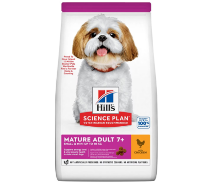 Hill’s SP Сухой корм для собак Mature Adult 7+ Small&Mini Курица 6 кг