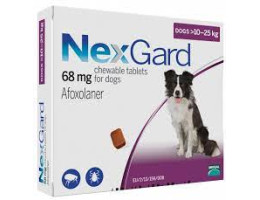 NexGard Жевательные таблетки от блох и клещей для собак L 10-25 кг Цена за 1 табл