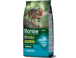 Monge Сухий корм для котів Bwild Grain Free Тунець 1,5 кг