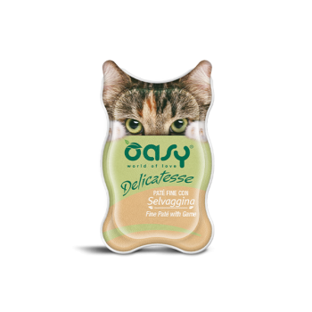 Oasy Консерва для котів Паштет з дичини 85 г