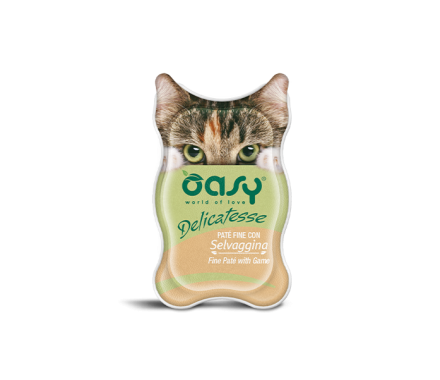 Oasy Консерва для котів Паштет з дичини 85 г