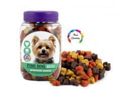 FineDog Лакомства для собак Сердечки микс Мясо, рыба и злаки 280 г