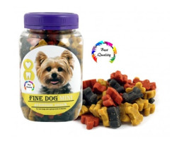 FineDog Ласощі для собак Кісточки мікс М'ясо та злаки 280 г