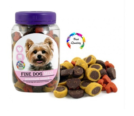 FineDog Лакомства для собак Микс Мясо, рыба и злаки 280 г