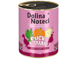Dolina Noteci Superfood Консерва для собак з качкою та перепілкою 800 г