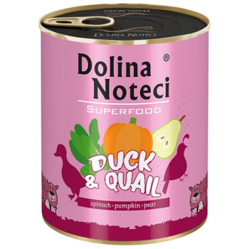 Dolina Noteci Superfood Консерва для собак с уткой и перепёлкой 800 г