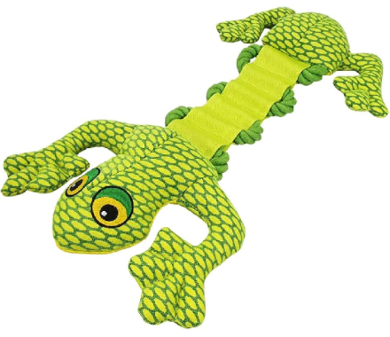 Nobby toy for dogs frog with rope plush 43 cm