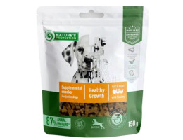Nature\'s Protection Лакомства для собак Poultry Healthy Growth Junior снеки Мясо птицы 150 г