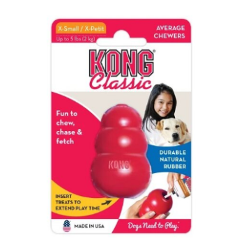 Kong Classic Toy for Dogs for Treats XS 5.7 cm Red