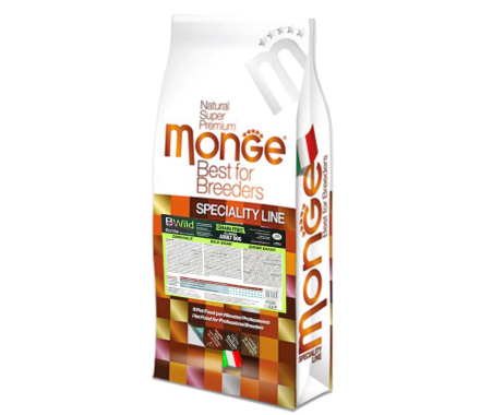 Monge Сухой корм для собак Bwild Low Grain Дикий кабан 15 кг