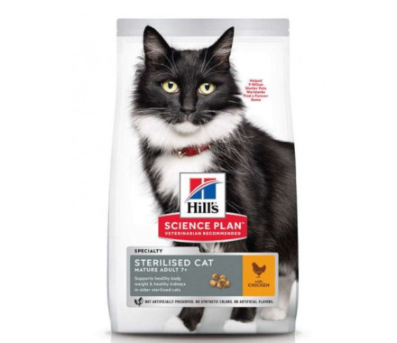 Hill’s SP Сухий корм для котів Mature Adult 7+ Sterilised Курка 1,5 кг