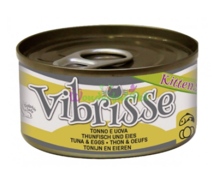 Vibrisse Консерва для котят Тунец и яйца 70 г