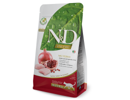Farmina N&D Prime Grain Free Adult Neutered Сухой корм для котов Курица с гранатом 1,5 кг