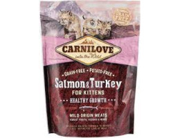 Carnilove Сухой корм для котят Лосось и индейка 400 г