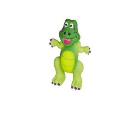 Nobby toy for dogs dinosaur latex 18.5 cm green