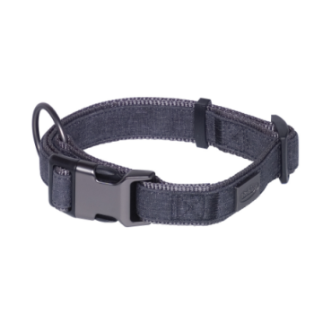 Nobby Ошейник для собак Linen Deluxe XS-S 1,6×23‑30 см черный