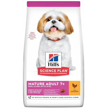 Hill’s SP Сухой корм для собак Mature Adult 7+ Small&Mini Курица 1,5 кг