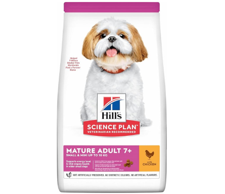 Hill’s SP Сухой корм для собак Mature Adult 7+ Small&Mini Курица 1,5 кг