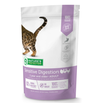 Nature's Protection Сухий корм для котів Sensitive Digestion Adult Птиця 400 г
