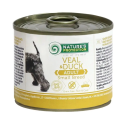 Nature's Protection Консерва для собак Small breed Телятина і Качка 200 г