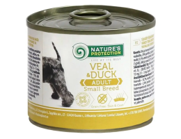 Nature\'s Protection Консерва для собак Small breed Телятина и Утка 200 г