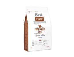 Brit Care Weight Loss Сухой корм для собак Кролик и рис 3 кг