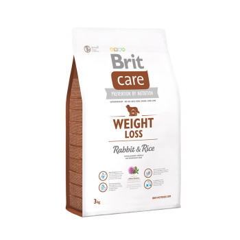 Brit Care Weight Loss Сухой корм для собак Кролик и рис 3 кг