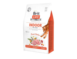 Brit Care Indoor Anti stress Сухой корм для котов 400 г