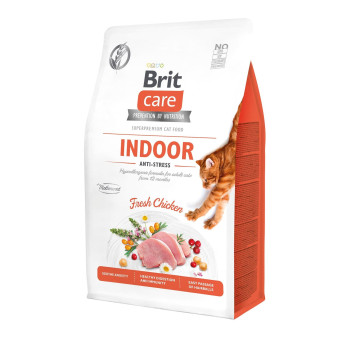 Brit Care Indoor Anti stress Сухий корм для котів 400 г