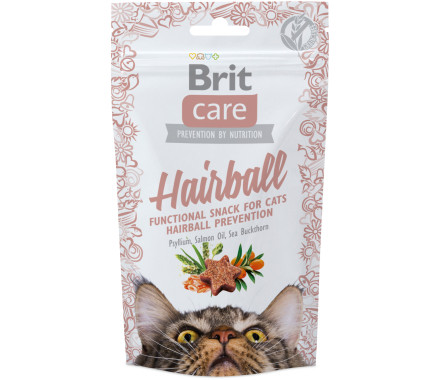 Brit Care Лакомства для котов Hairball Утка 50 г